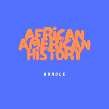 Preview of African American History Bundle