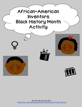 Preview of African-American Inventors, Black History Month Activity