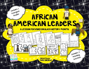 Preview of African American Leaders - Emergent Reader and Activities
