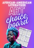 African-American Literature ART: Choice Board Challenge Prompts