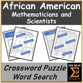 African American Mathematicians and Scientists: Crossword 