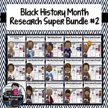 Preview of Black History Research Report SUPER BUNDLE 2