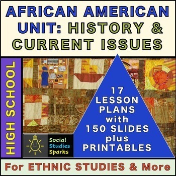 Preview of African American Unit: Lesson Plans, Slides, Handouts - History, Ethnic Studies