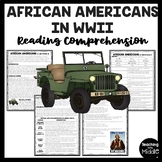 African Americans During World War II (2) Reading Comprehe