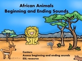 African Animals Beginning and Ending Sounds