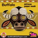 African Buffalo Mask | Printable Craft Activity | African 