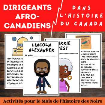 Preview of Black History Month French Easy Readers - le Mois de l'histoire des Noirs
