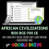 African Civilizations Task Cards Distance Learning