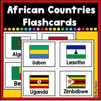Preview of African Countries Flashcards