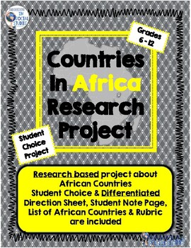 Preview of African Countries Research Project