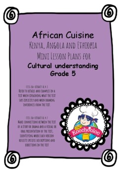 Preview of African Cuisine- African Cultural Understanding Minilesson