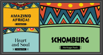 Preview of African American History & Culture - Heritage Packs Bundle #1