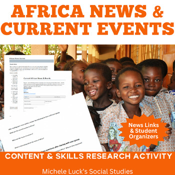 Preview of African Current Events and News Geography Activity Africa Media Geography
