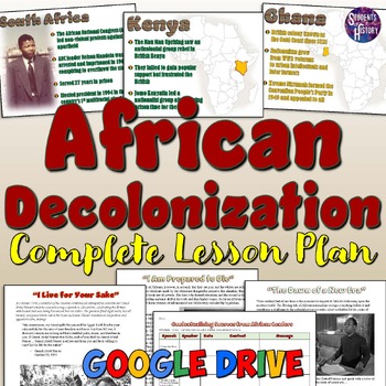 Preview of African Decolonization Lesson Plan