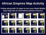 African Empires Map Activity - fun, easy, engaging follow-