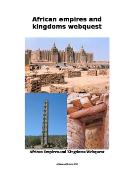Preview of African Empires and Kingdoms Webquest