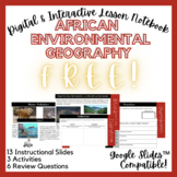 African Environmental Geography Digital Lessons and Intera