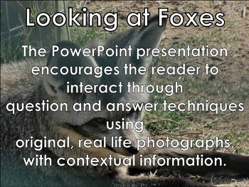 Preview of FOXES - Interactive PowerPoint presentation including video snippets