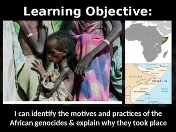 Preview of African Genocides Lesson