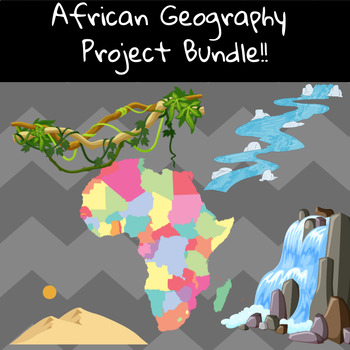 Preview of African Geography Projects Bundle!