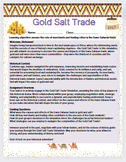 African Gold Salt Trade Simulation