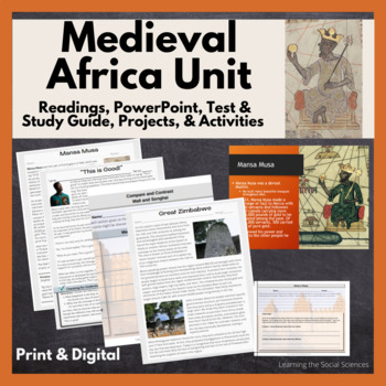 Preview of African History to 1700 Unit: PPT, Activities, Readings & More: Print & Digital