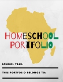 African Inspired Homeschool Portfolio Template