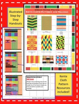 Middle School Weaving Kente Cloth-Inspired by Textiles of Africa