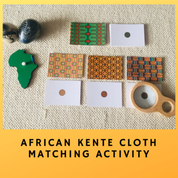 Preview of African Kente Cloth Matching Cards