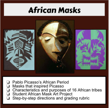 Preview of African Masks: History & Art Project (PowerPoint)
