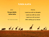 World Music (Africa) Lesson Plan (Funga Alafia) Bundle (Po