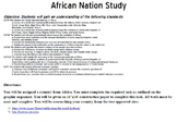African Nation Study  Project