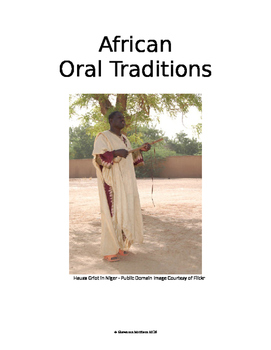 Preview of African Oral Traditions Bundle:  Culture of Africa