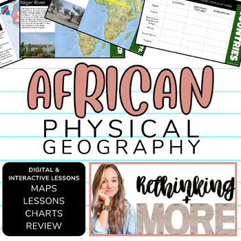 Preview of African Physical Geography DIGITAL Lessons and Interactive Notebook
