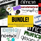 African Physical and Environmental Geography DIGITAL BUNDLE