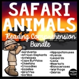 African Safari Animals Informational Text Reading Comprehe
