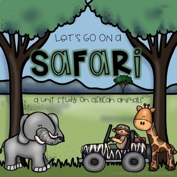 Preview of African Safari Animals Theme Research Unit