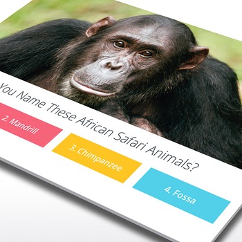 Preview of SCIENCE: African Safari Trivia - Interactive PowerPoint Game