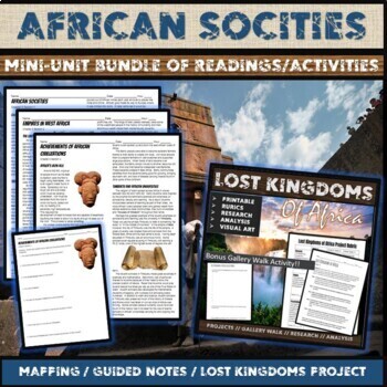 Preview of African Societies and Empires Complete Curriculum Unit