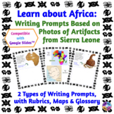 African Studies - Digital Writing Prompts about Sierra Leo