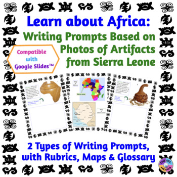Preview of African Studies - Digital Writing Prompts about Sierra Leone Artifacts