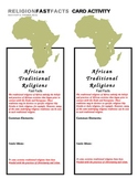 African Traditional Religions Fast Fact Card