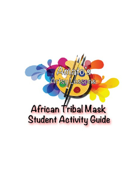 Preview of African Tribal Masks Student Activity Guide