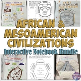 Africa & Mesoamerica Civilizations Interactive Notebook Bu