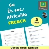 Africville Mini-Recherche 6e Ét. soc. [FRENCH] Social Stud