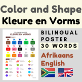 Afrikaans Colors Afrikaans SHAPES | Afrikaans English voca