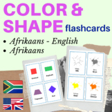 Afrikaans flashcards colors | Afrikaans flashcards shapes