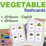 Afrikaans flashcards vegetables
