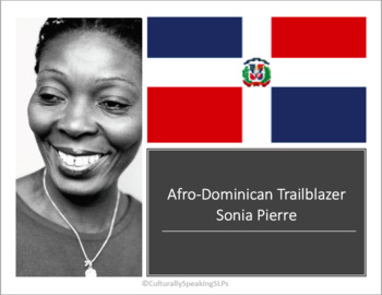 Preview of Afro-Dominican Trailblazer Sonia Pierre