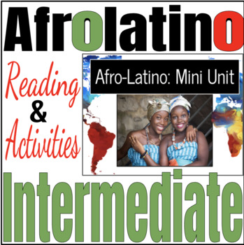Preview of Afrolatino Mini Unit - Black History Month Bundle